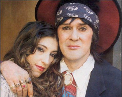 Izzy Stradlin with mysterious, Wife Elena Isbell 