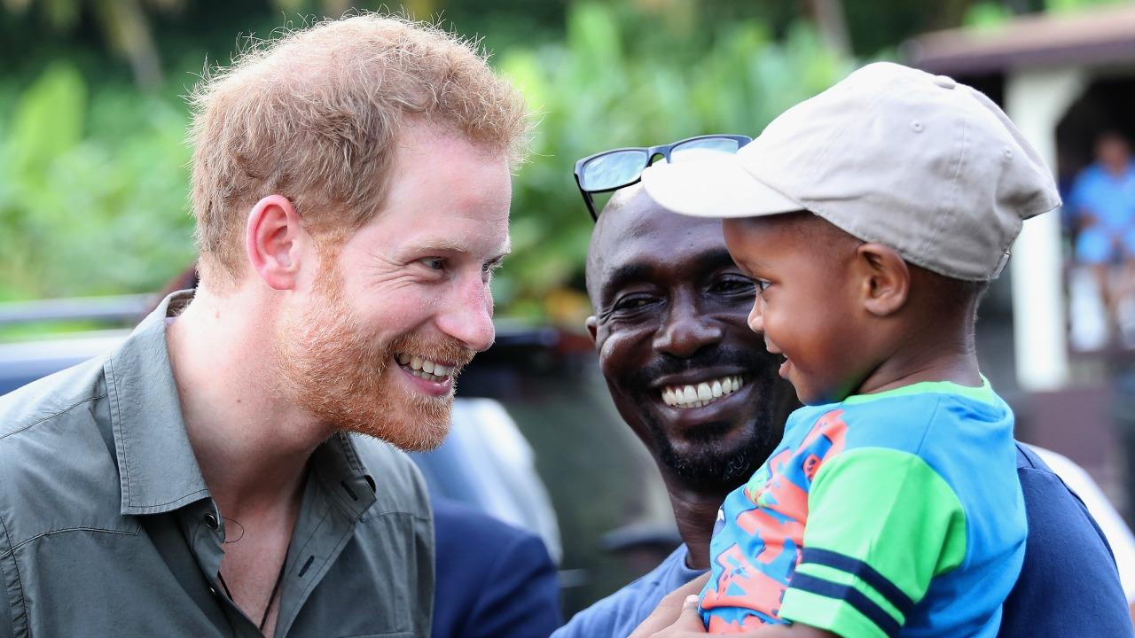 Prince Harry Meets With Children During Caribbean Visit -- See the Adorable Pics!