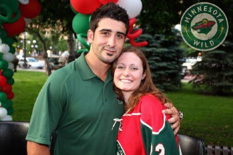 Cal Clutterbuck with his wife Cassie DePalo