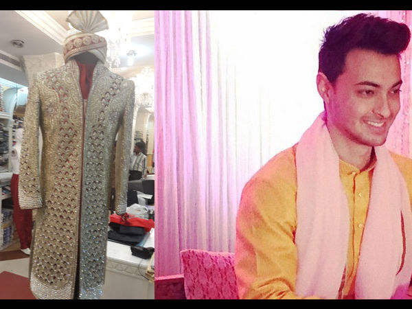 Arpita Khan Wedding: Swarovsky Studded Sherwani For Ayush Sharma