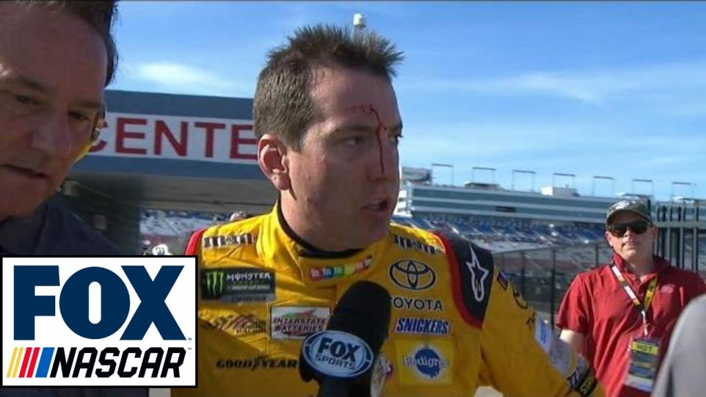 Kyle Busch Not Happy With Logano After Race 2017 LAS VEGAS FOX